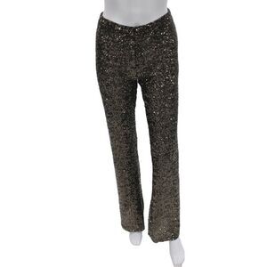 Zara Women Black 80s Pants Polyester Elastane Size XS